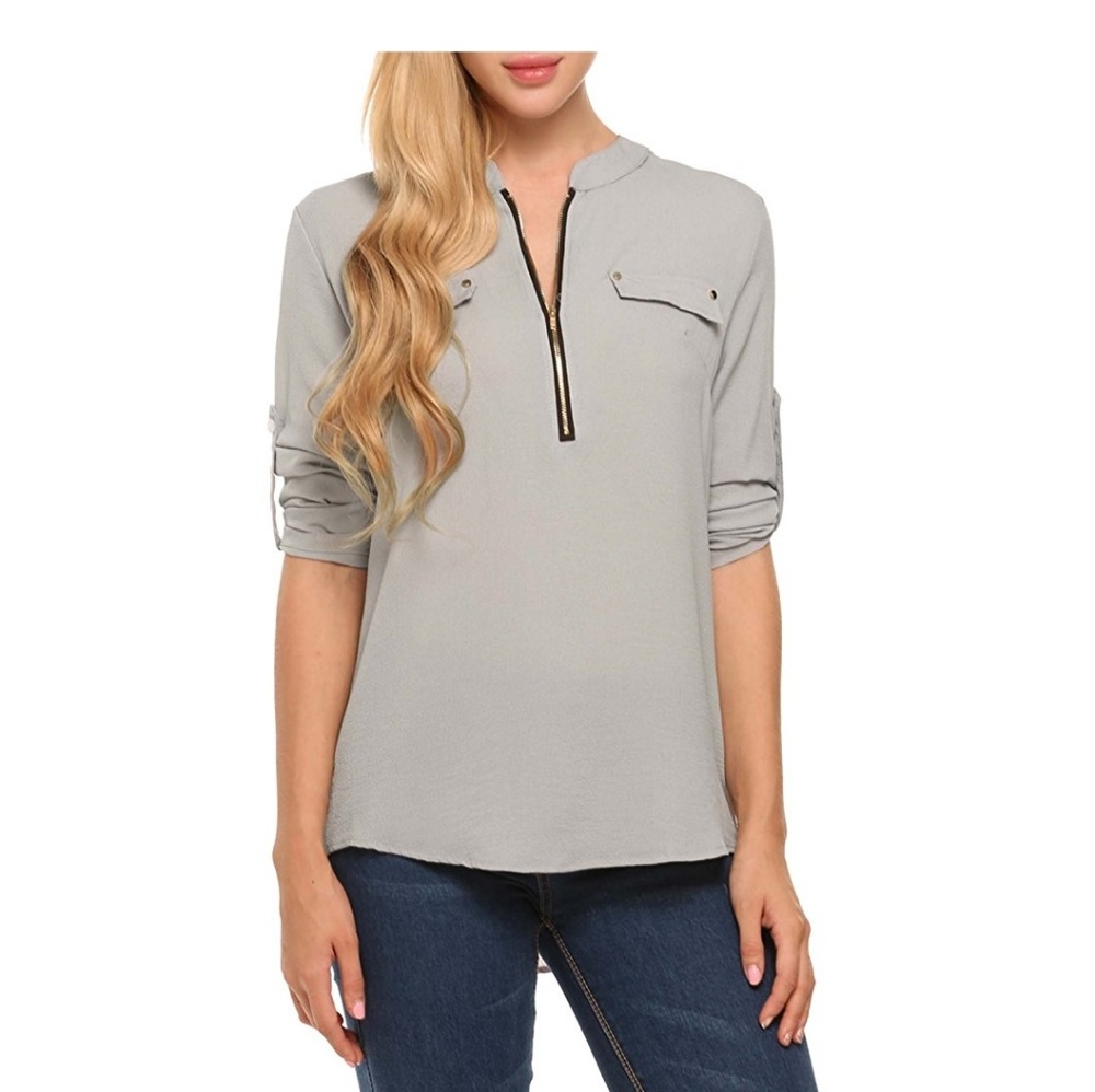 Grey Blouse - Picture 3 of 3